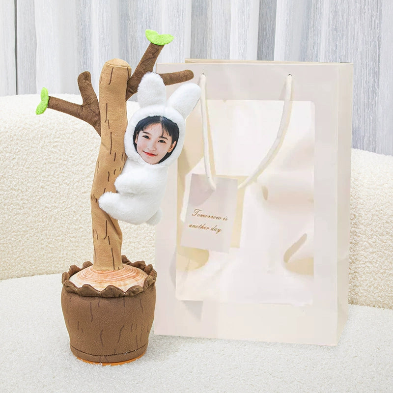 DIY photo customization can sing dolls funny strange plush toys men and women birthday gifts girlfriends Valentine's Day