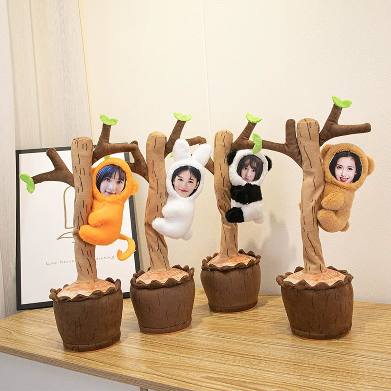 DIY photo customization can sing dolls funny strange plush toys men and women birthday gifts girlfriends Valentine's Day