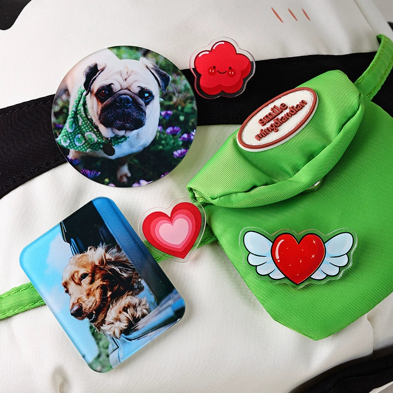450 acrylic brooch brooch badge custom pet photo DIY pin creative cute avatar batch logo