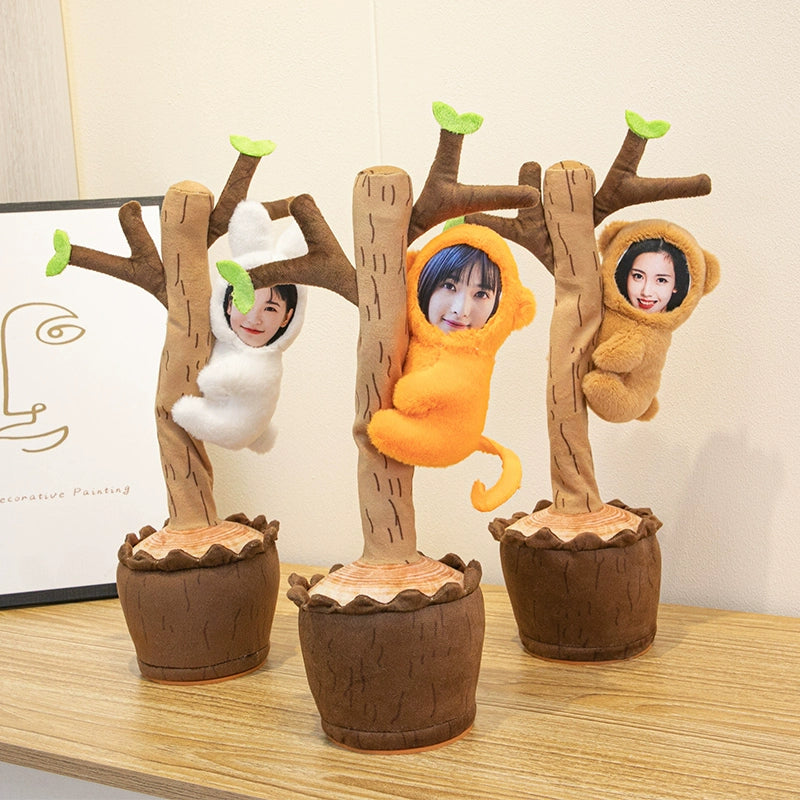 DIY photo customization can sing dolls funny strange plush toys men and women birthday gifts girlfriends Valentine's Day