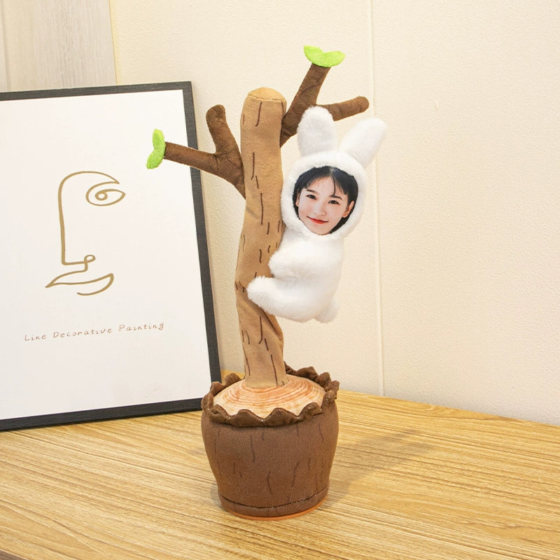 DIY photo customization can sing dolls funny strange plush toys men and women birthday gifts girlfriends Valentine's Day