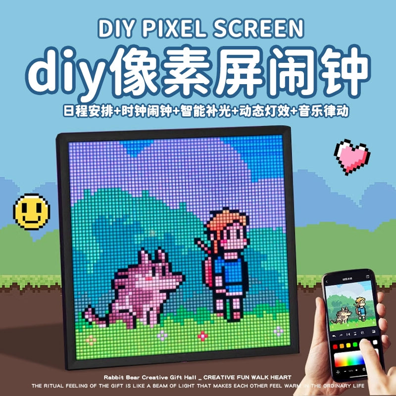 DIY pixel screen ornament, birthday gift, boys give boyfriend, men's practical high-end sense, girls give creativity