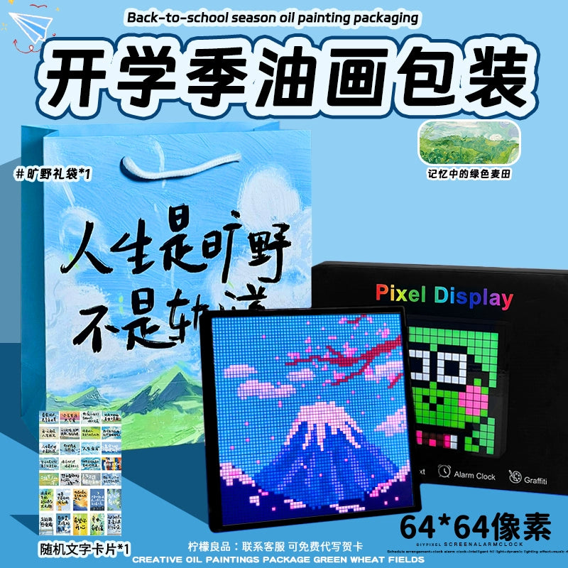 DIY pixel screen ornament, birthday gift, boys give boyfriend, men's practical high-end sense, girls give creativity