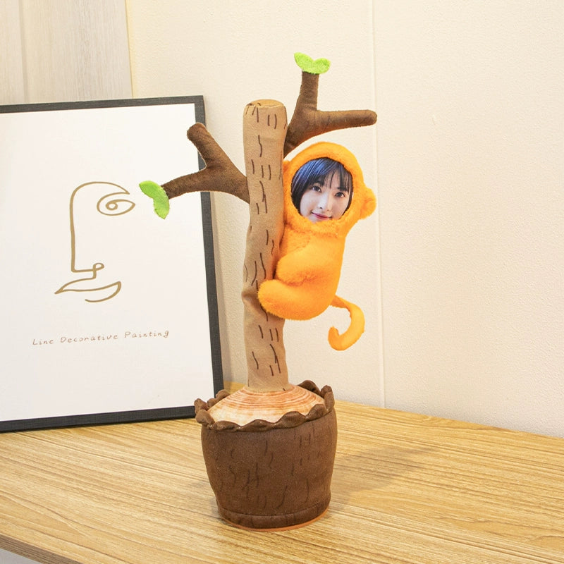 DIY photo customization can sing dolls funny strange plush toys men and women birthday gifts girlfriends Valentine's Day